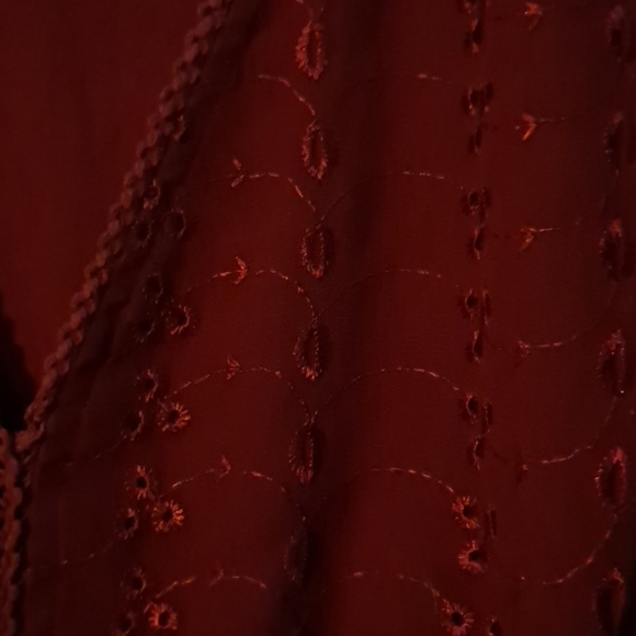 Sexy blood red corset top - Picture 3 of 10